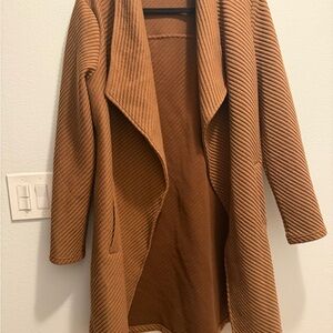 Tahari Chocolate Knit Cardigan